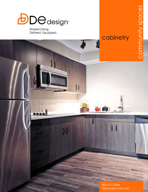 Community Spaces Cabinetry Brochure De Design