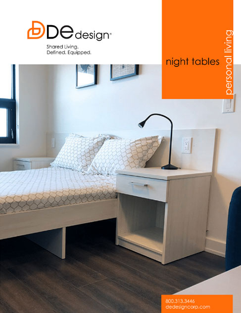 Personal Living Night Tables Brochure De Design