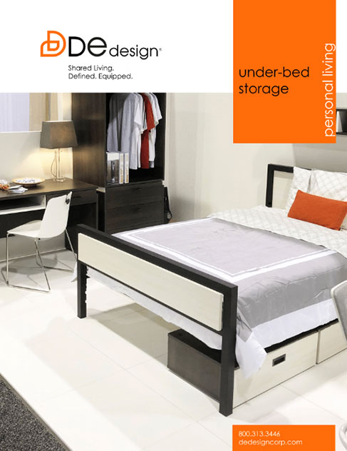 Personal Living Under Bed Storage Brochure De Design